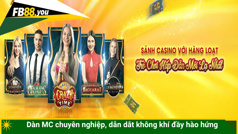 Dàn MC chuyên nghiệp, dẫn dắt không khí đầy hào hứng