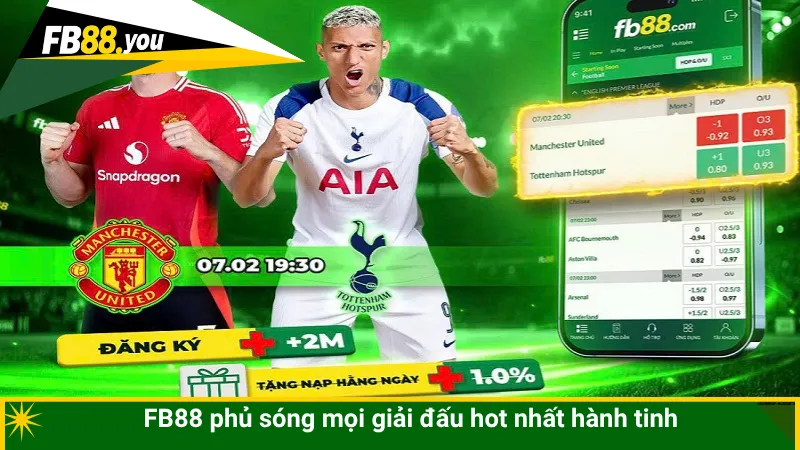 FB88 phủ sóng mọi giải đấu hot nhất hành tinh