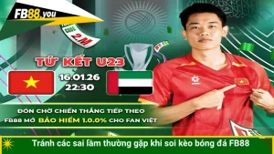 Tránh các sai lầm thường gặp khi soi kèo bóng đá FB88