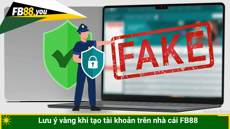 Lưu ý vàng khi tạo tài khoản trên nhà cái FB88