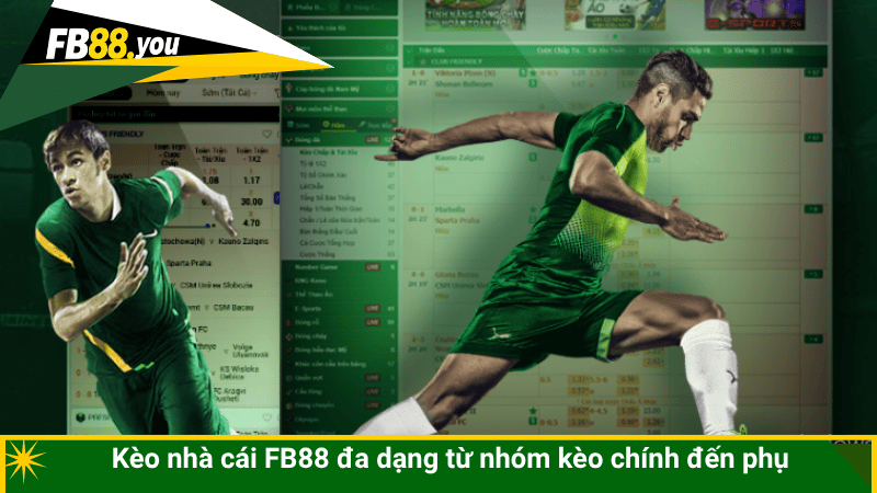 Kèo nhà cái FB88 đa dạng từ nhóm kèo chính đến phụ