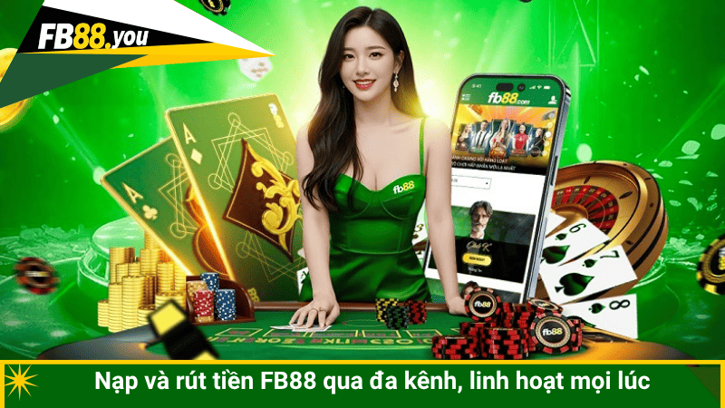 Nạp và rút tiền FB88 qua đa kênh, linh hoạt mọi lúc