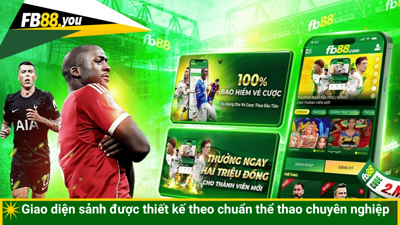 Giao diện sảnh được thiết kế theo chuẩn thể thao chuyên nghiệp
