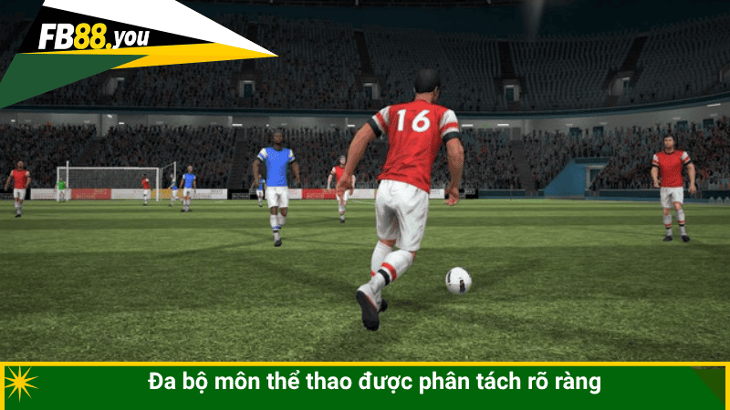 Đa bộ môn thể thao được phân tách rõ ràng