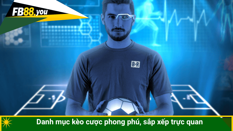 Danh mục kèo cược phong phú, sắp xếp trực quan