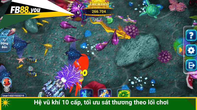Hệ vũ khí 10 cấp, tối ưu sát thương theo lối chơi