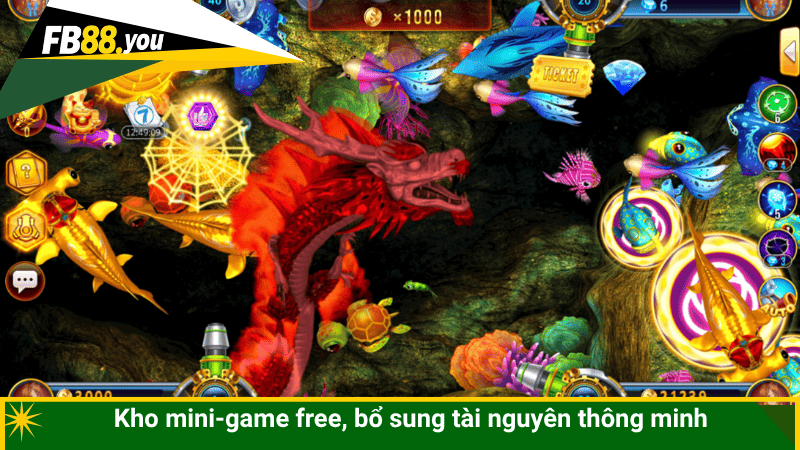 Kho mini-game free, bổ sung tài nguyên thông minh